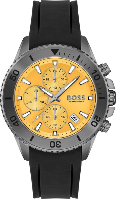 Chronograph Admiral 1513968 - Kvarts - Grå - Herreklokker - Silikon - Mineral