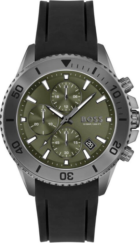 Chronograph Admiral 1513967 - Kvarts - Grå - Herreklokker - Silikon - Mineral