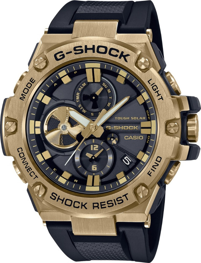 G-Shock G-Steel Limited GST-B100GB-1A9ER - Kvarts - Gull - Herreklokker - Resin - Mineral