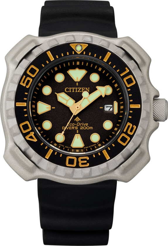 Promaster Super Titanium Duratect 200m Eco-Drive Diver BN0220-16E - Kvarts - Sølv Titanium - Herreklokker - Silikon - Mineral