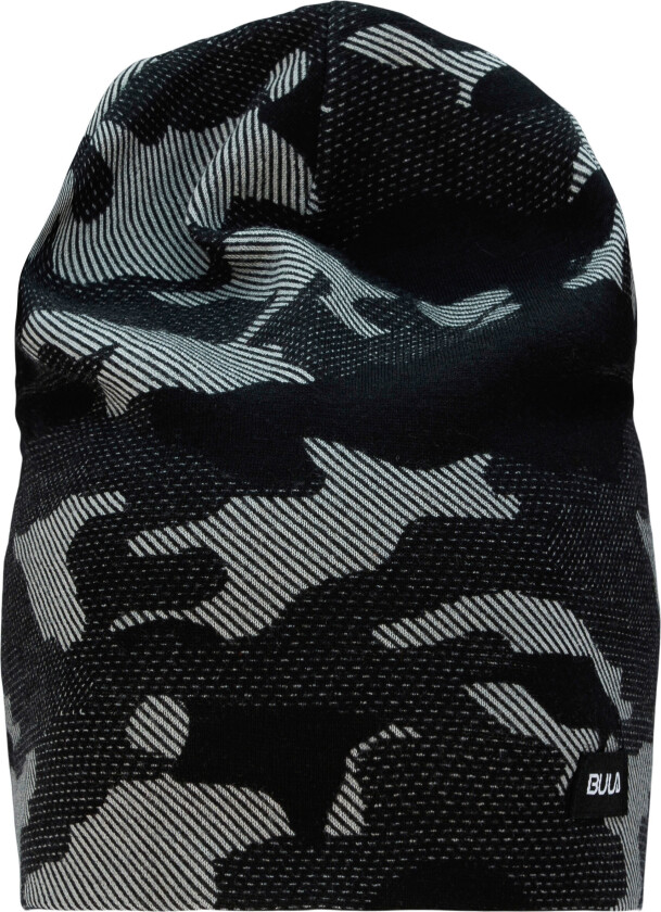 Bilde av Bula Camo Printed Wool Beanie, lue unisex Dgrey