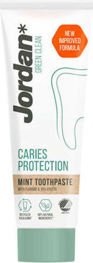 Caries Protection Tannkrem Green Clean - 75 ml