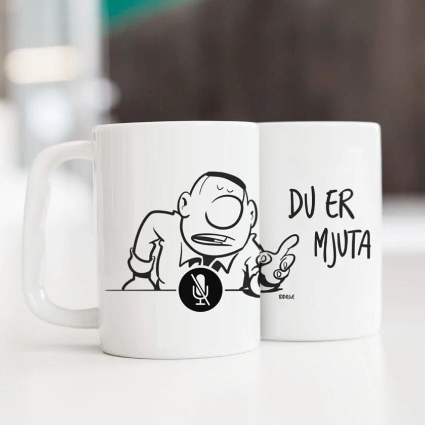 Kopp Hvit Du er mjuta