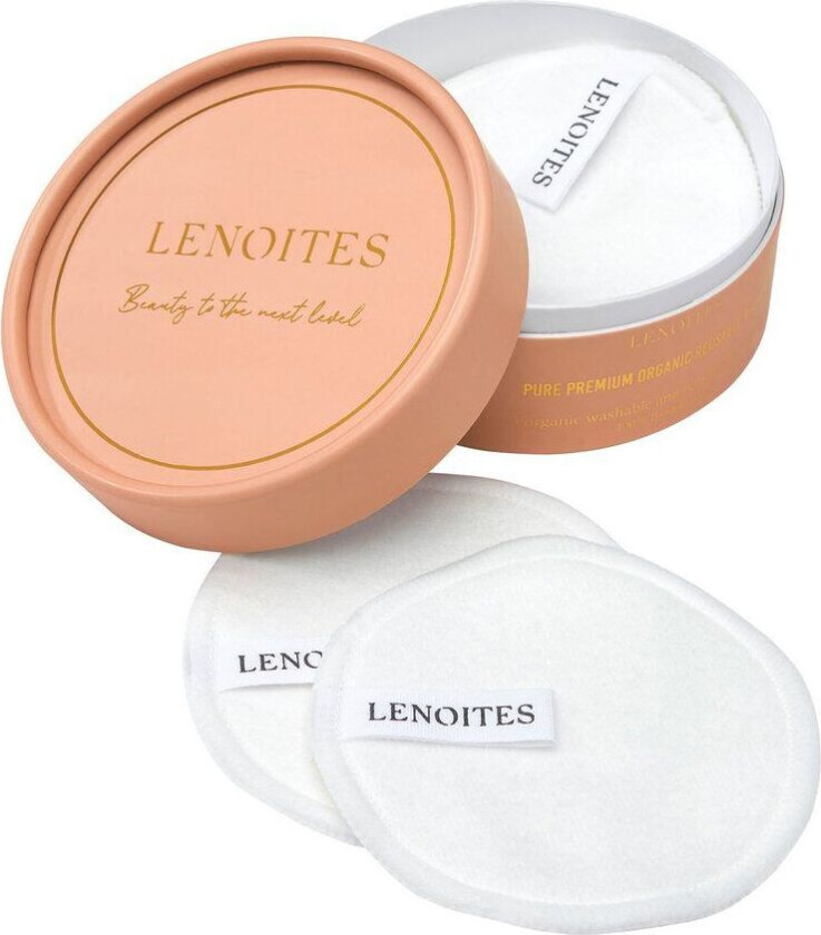 Lenoites Pure Premium Organic Reusable Rounds Refill 5pcs