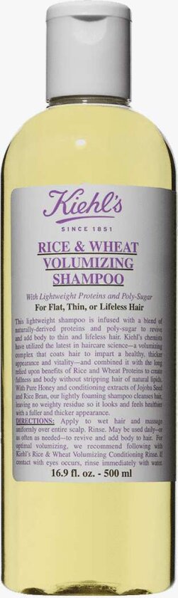 Rice & Wheat Volumizer Shampoo (Størrelse: 500 ML)