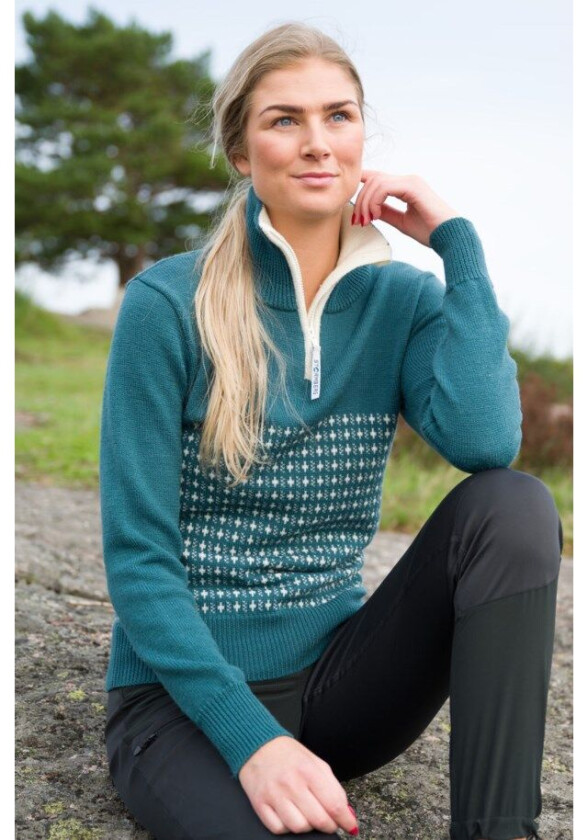 Nordisfjell Half Zip ullgenser  S