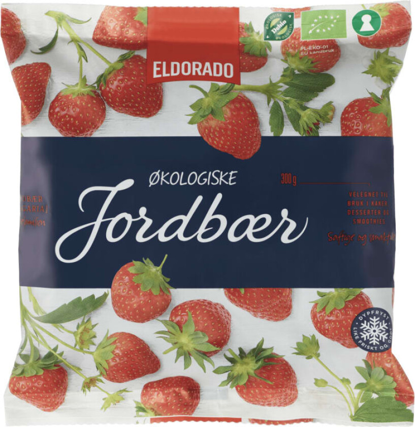 Jordbær Økologisk 300g