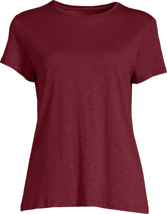 Soft Texture Tee Dame Evening Red 34