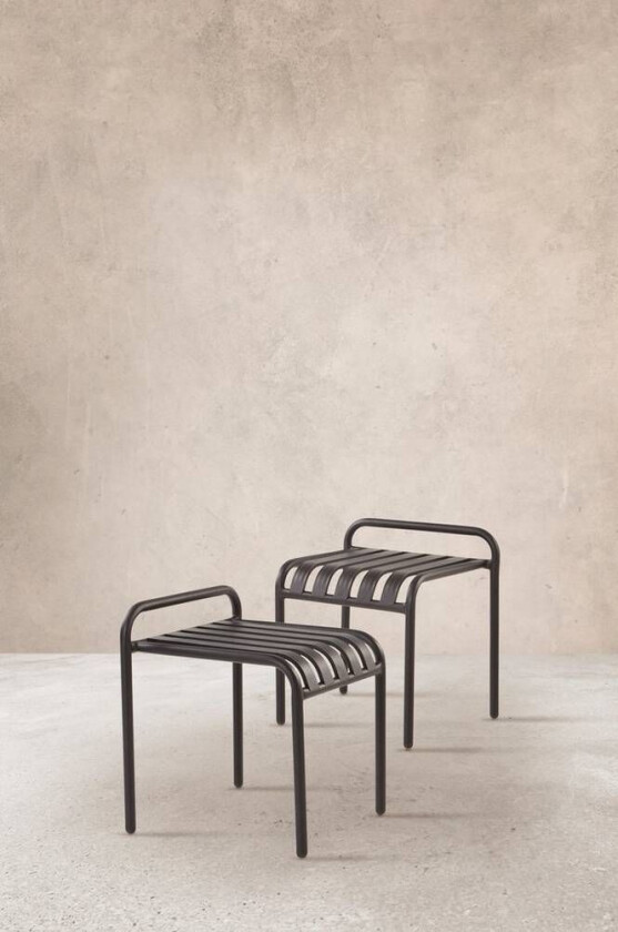 krakk 2-pk Black mdf / metall