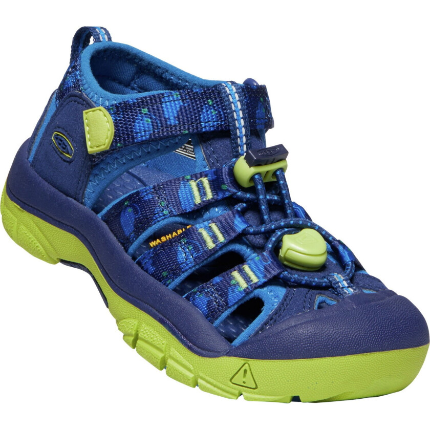 Keen Kids' Newport H2 (2022) 24, Blue Depths/Gargoyle