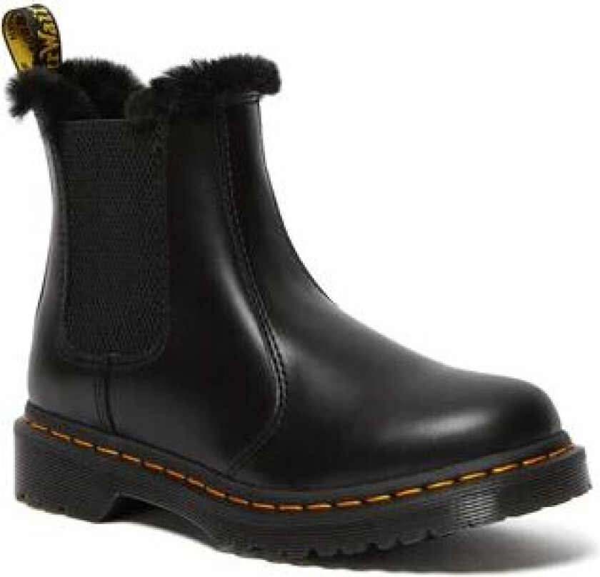 2976 Leonore Faux Fur Lined Chelsea Boots - Dark Grey Atlas 36