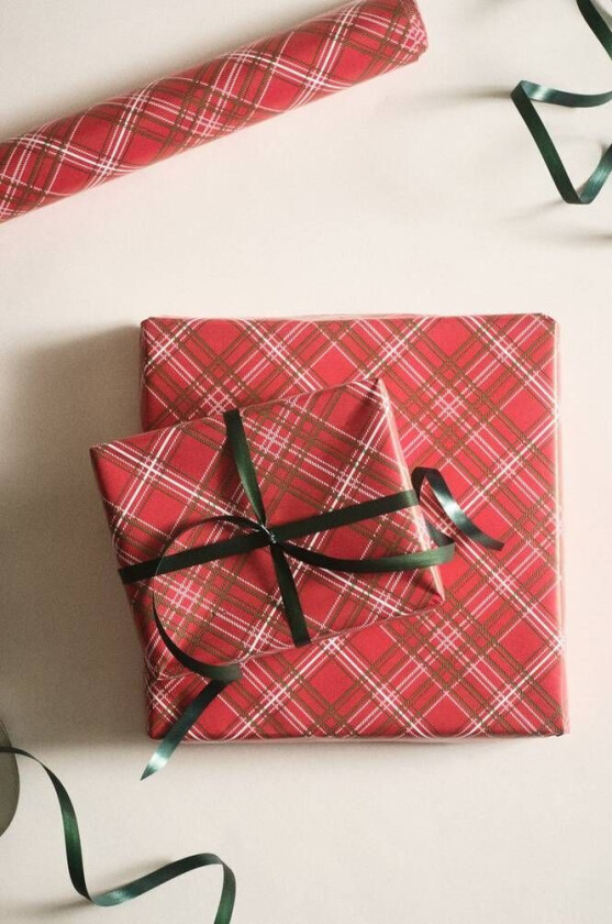 Bilde av SCOTTY gavepapir – lengde 10 meter Rød