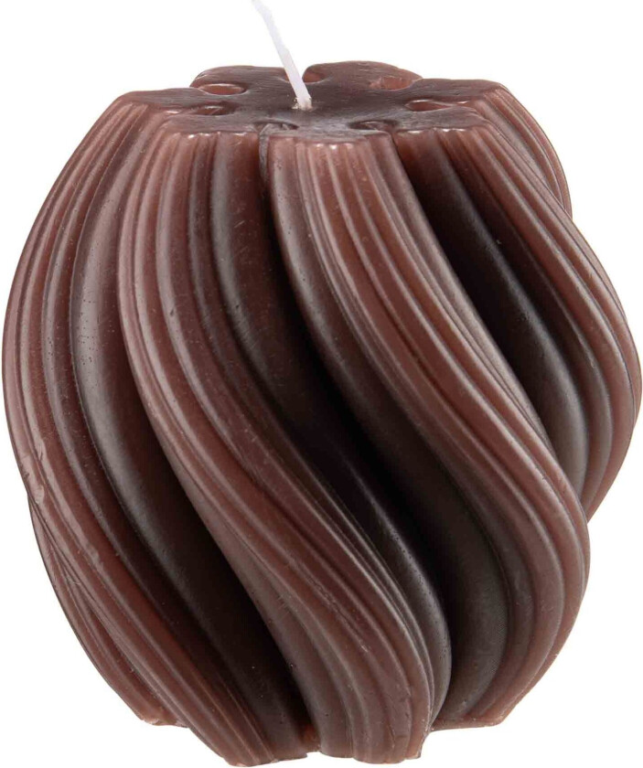 Kubbelys Dekor Swirl 12 cm, brun