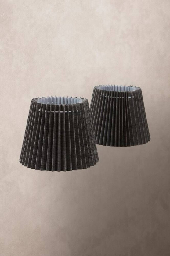 SOLO lampeskjerm 2-pk - liten Grå