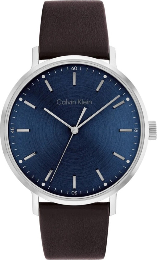 Modern Ss 25200052 - Kvarts - Sølv - Herreklokker - Skinn - Mineral
