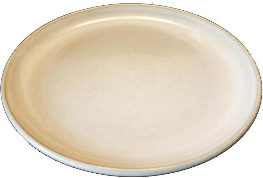 Tallerken 22cm - Sandfarget Stentøy
