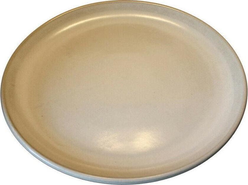 Tallerken 27cm - Sandfarget Stentøy