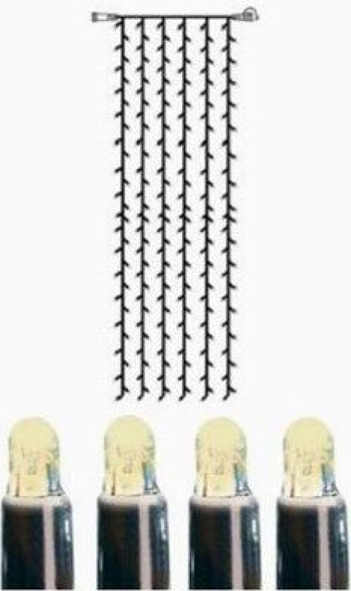 System LED forheng ekstra 204 lys 1x4m varmhvit