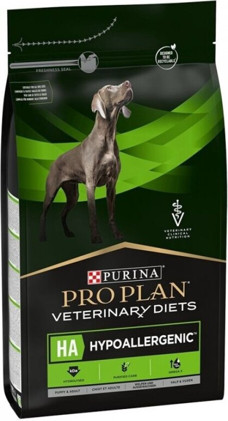 Purina Pro Plan Veterinary Diets Dog HA Hypoallergenic (3 kg)