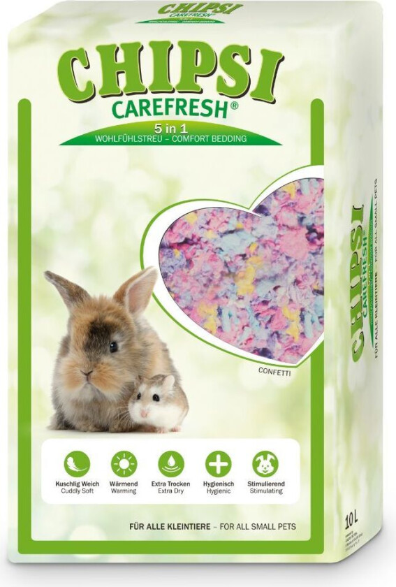 CareFresh Konfetti burstrø (10 L / 1 kg)