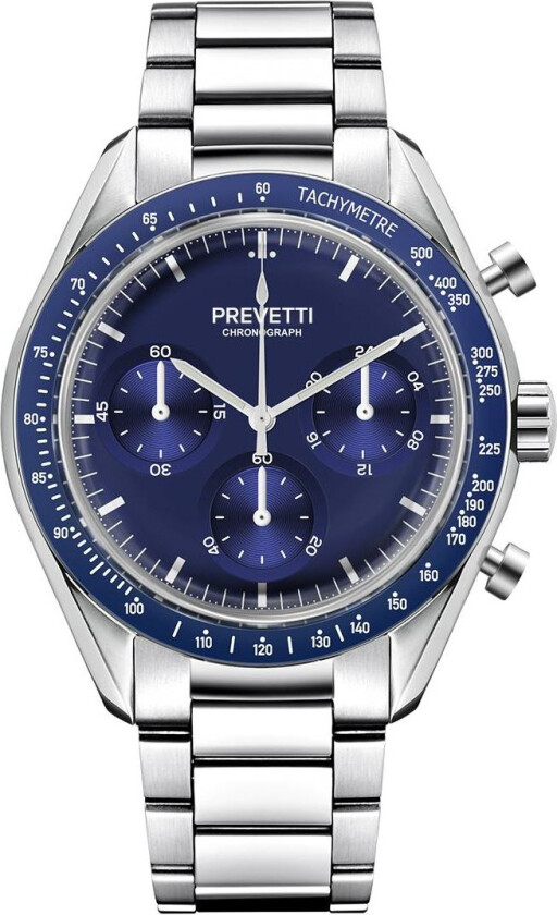Urbane Chronograph PR2503 - Kvarts - Sølv - Herreklokker - Rustfritt stål - ledd m/pin - Mineral