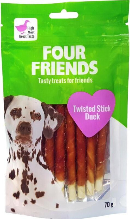 Bilde av FourFriends Twisted Stick Duck 12,5 cm 40 pack (40 pack)