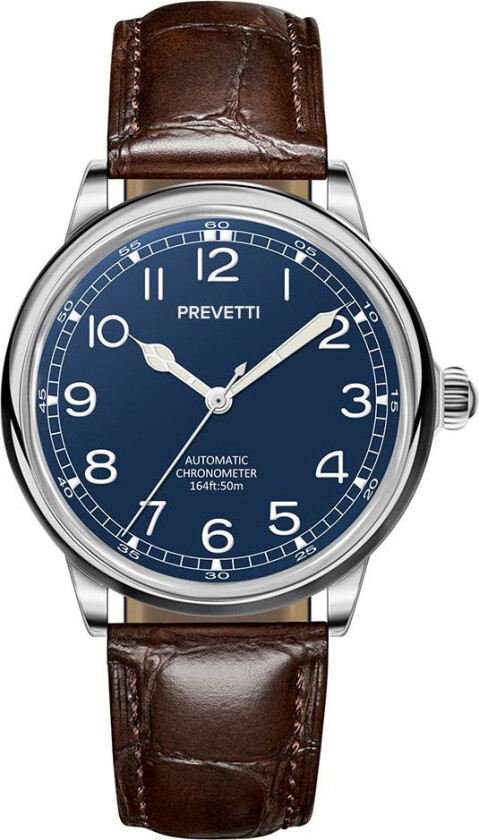 Traditions Automatic Chronometer PR2602 - Automatisk - Sølv - Herreklokker - Skinn - Mineral