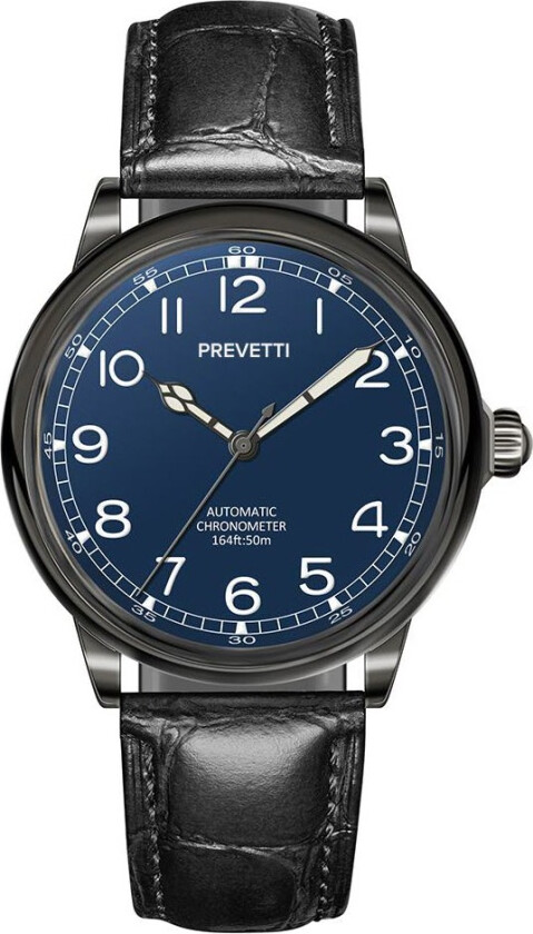 Traditions Automatic Chronometer PR2604 - Automatisk - Sort - Herreklokker - Skinn - Mineral