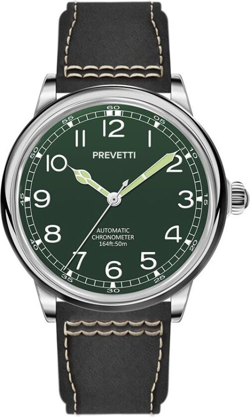 Traditions Automatic Chronometer PR2606 - Automatisk - Sølv - Herreklokker - Skinn - Mineral