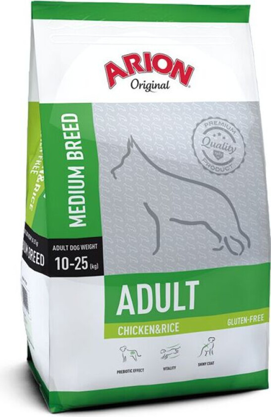 Arion Dog Adult Medium Breed Chicken & Rice (12 kg)