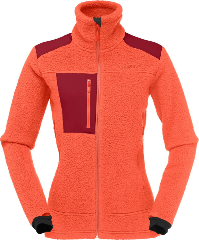 Trollveggen Thermal Pro Jacket W orange alert