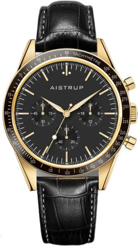 Classic Sapphire Chronograph AIW8701 - Kvarts - Gull - Herreklokker - Skinn - Safir