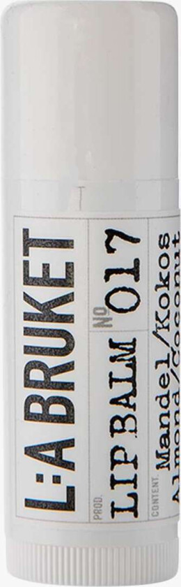 L:a Bruket 017 Lip Balm Almond/Coconut 14 ml