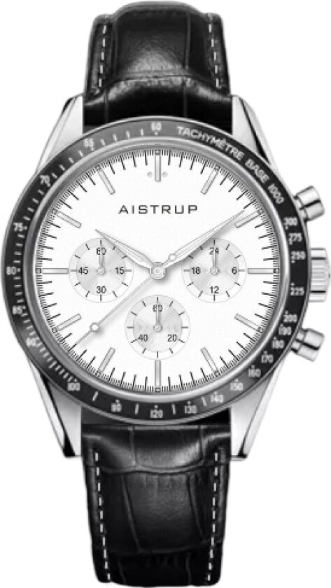 Classic Sapphire Chronograph AIW8703 - Kvarts - Sølv - Herreklokker - Skinn - Safir