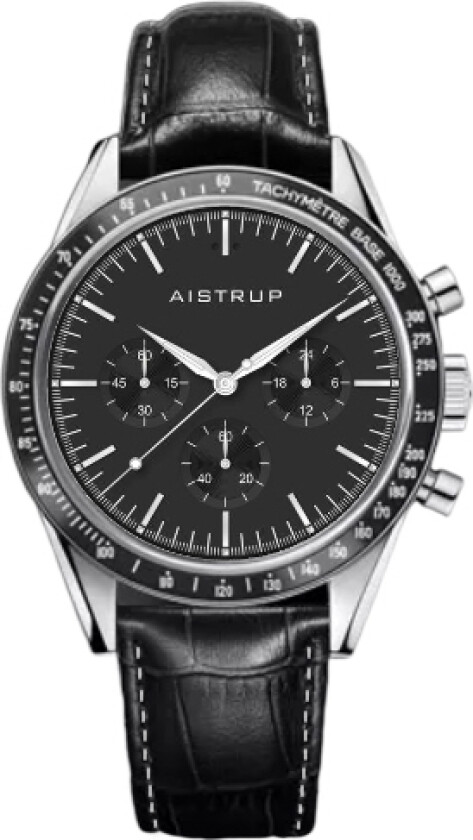 Classic Sapphire Chronograph AIW8704 - Kvarts - Sølv - Herreklokker - Skinn - Safir