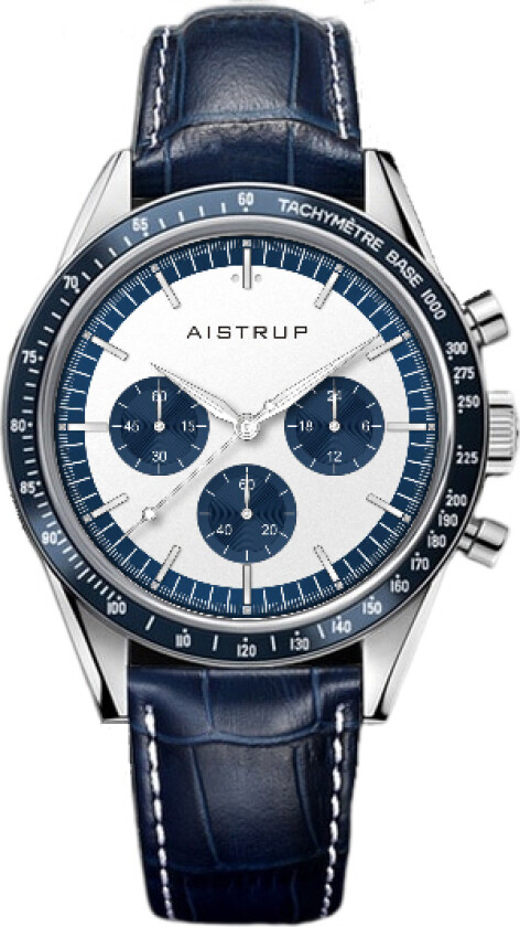Classic Sapphire Chronograph AIW8705 - Kvarts - Sølv - Herreklokker - Skinn - Safir