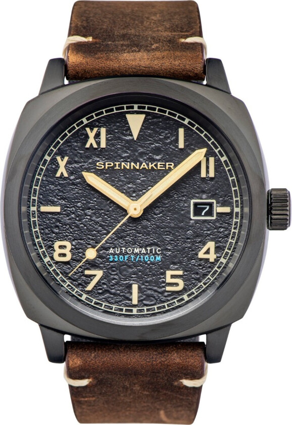 Hull California Volcanic Black Automatic SP-5071-03 - Automatisk - Sort - Herreklokker - Skinn - Mineral