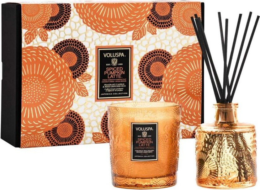 Demi Candle And Diffuser Set Spiced Pumpkin Latte (142 g + 100  ml)