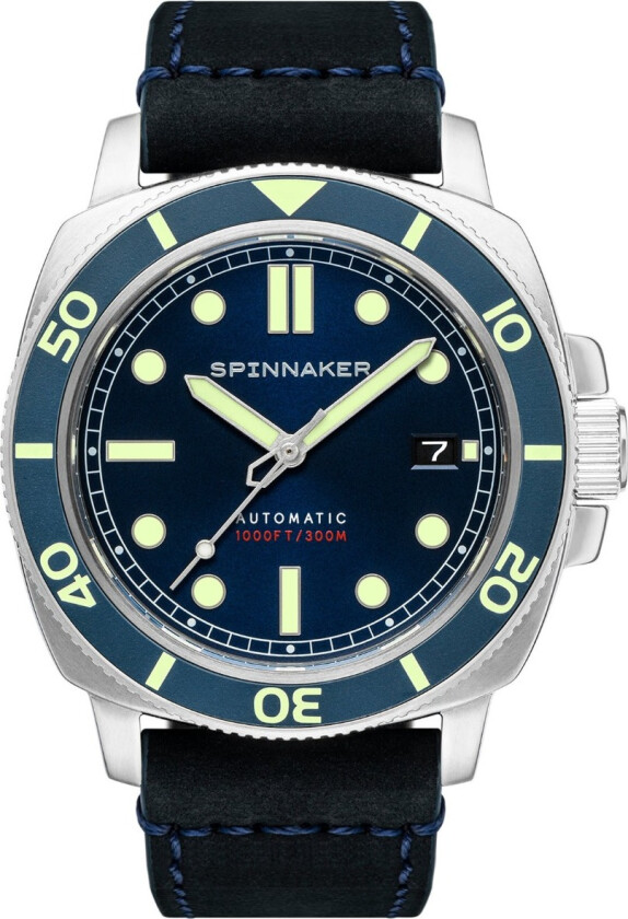 Hull Diver Arctic Blue 300m Automatic SP-5088-02 - Automatisk - Sølv - Herreklokker - Skinn - Safir