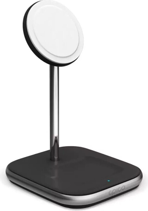 Magnetisk 2-i-1 Trådløs Lader 15W m. PD 20W Vegglader - MagSafe Kompatibel - Svart