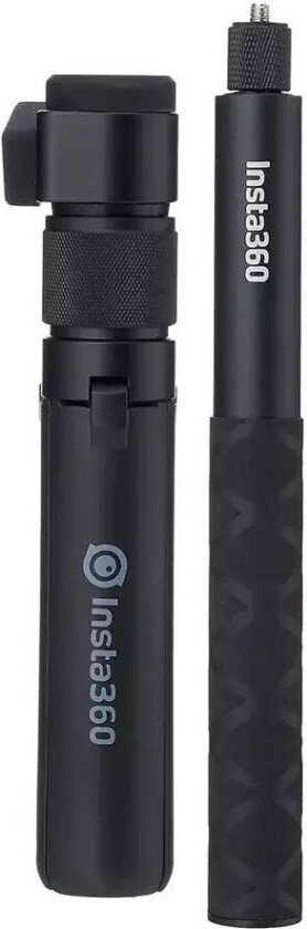 Bullet Time Bundle Selfie Stick og Tripod for Actionkamera - Svart
