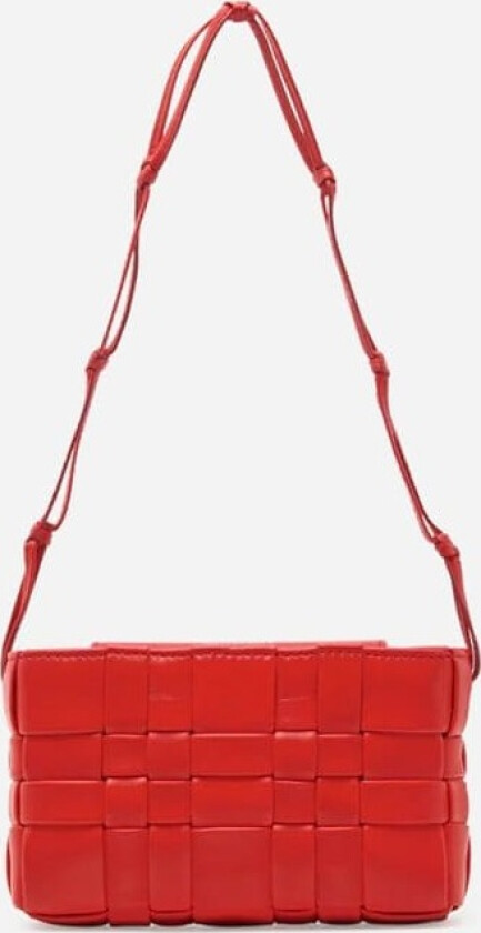 Trenz Small Knitted Handbag - Trenzdobl Red Rød OS