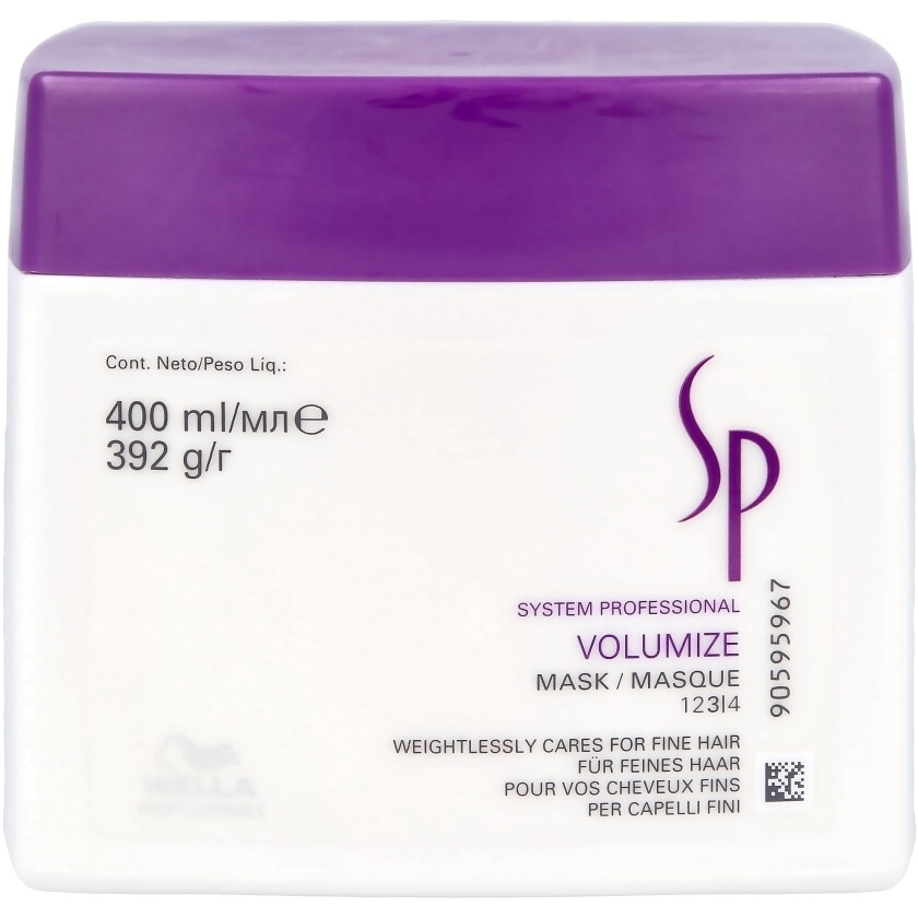 SP Wella Volumize Mask 400 ml