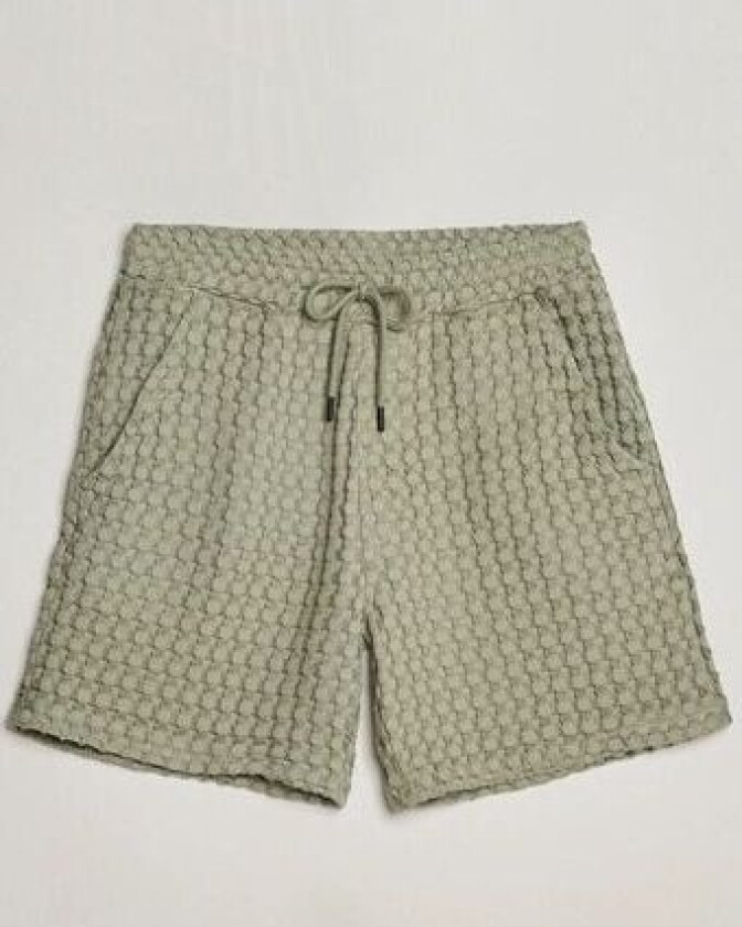 OAS Porto Waffle Shorts Dusty Green