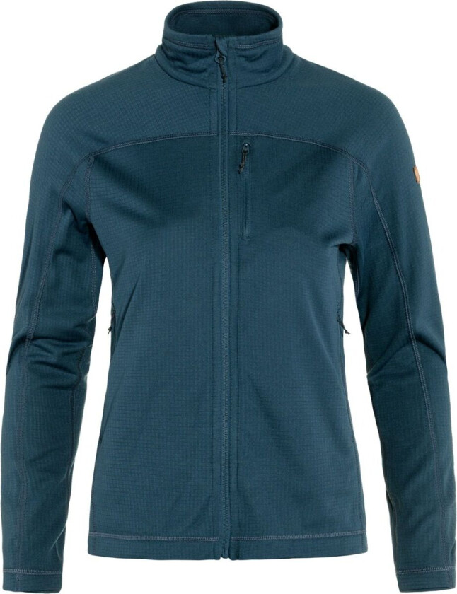 ABISKO LITE FLEECE JACKET W INDIGO BLUE