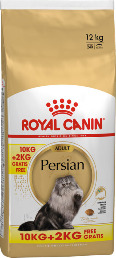 10 + 2 kg gratis! 12 kg Royal Canin Feline - Persian