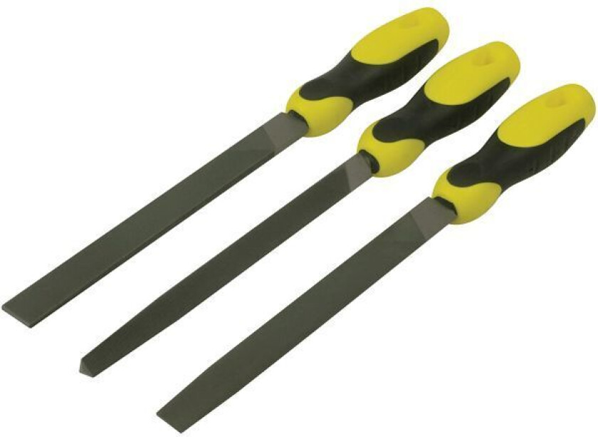 Bilde av Stanley 0-22-464 Filsett flat, halvrund og trekant, 3 deler