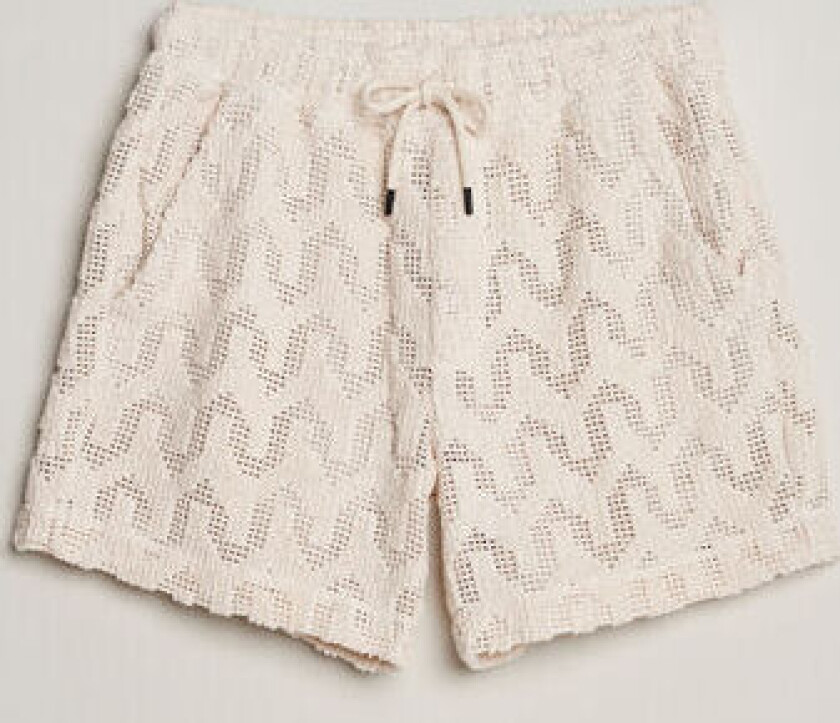 OAS Atlas Cuba Crochet Shorts Off White