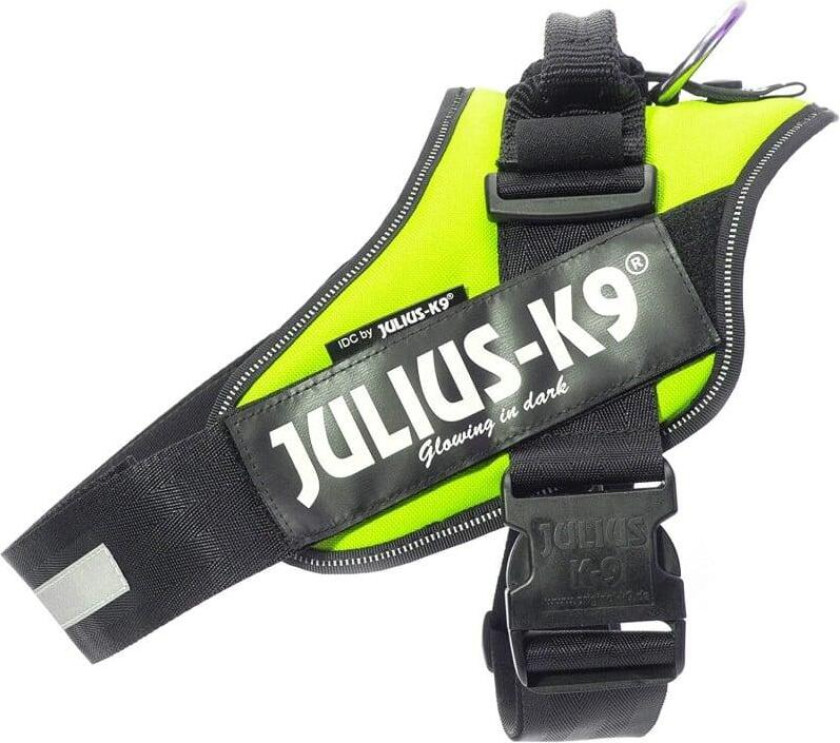 Neongrønn IDC Hundesele 40 - 53 cm