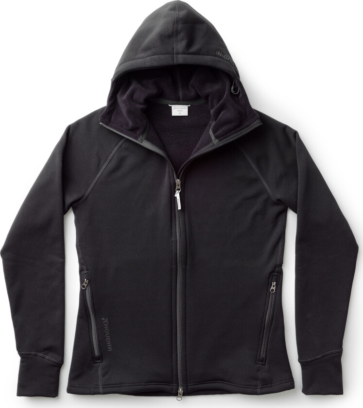 Women's Power Houdi L, Trueblack/Trueblack